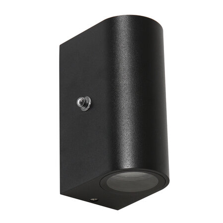 Steinhauer Moderne buiten wandlamp Logan 2-lichts IP44 zwart