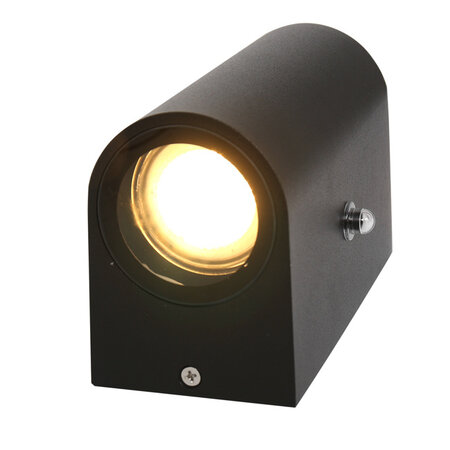Steinhauer Moderne buiten wandlamp Logan 2-lichts IP44 zwart