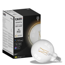 Calex Smart LED 7W 12,5 cm bol helder