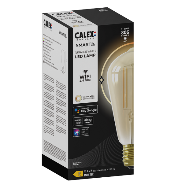 Calex Smart LED 7W edison amber