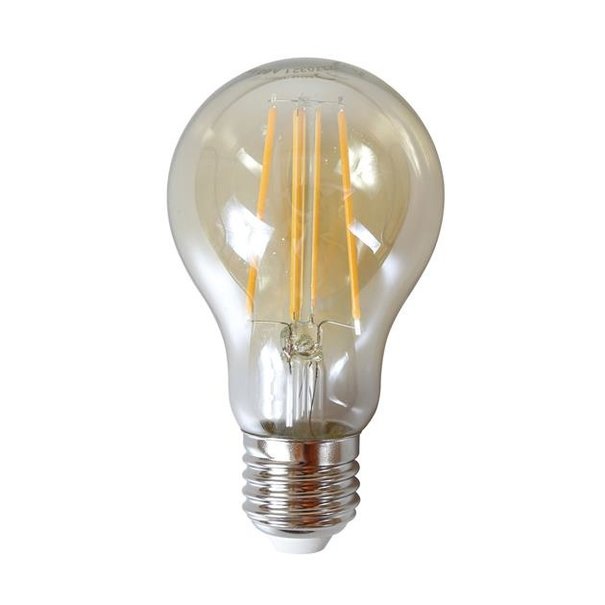 BelaLuz Lichtbron Peer LED filament goldline - E27 6W 2100K 450lm dimbaar / Amberkleurig glas