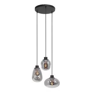Hanglamp Reflexion 3-lichts smoked glas