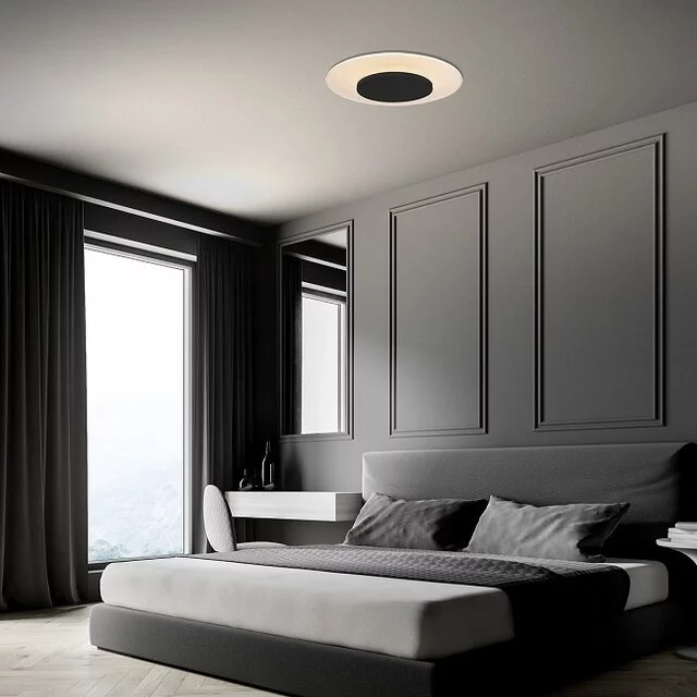 Plafondlamp Lido LED 24W Zwart