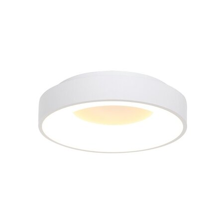 Steinhauer Moderne plafondlamp Ringlede Ø38 cm wit
