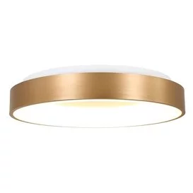 Plafondlamp Ringlede Ø48 cm wit/goud
