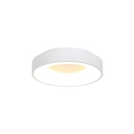 Plafondlamp Ringlede Ø30 cm wit/wit