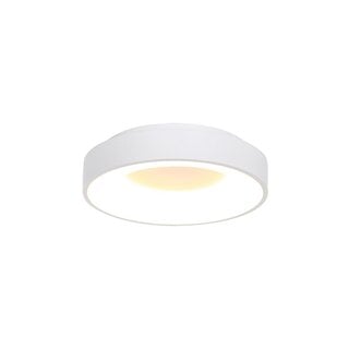 Plafondlamp Ringlede Ø30 cm wit/wit