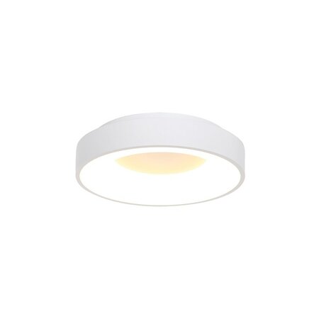 Steinhauer Moderne plafondlamp Ringlede Ø30 cm wit