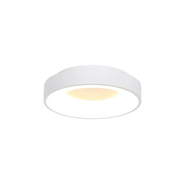 Plafondlamp Ringlede Ø30 cm wit/wit