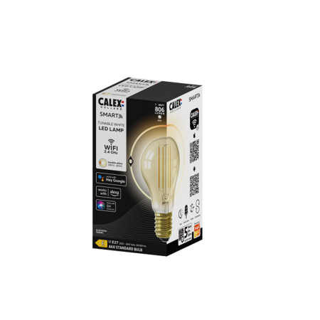 Calex Calex Smart LED E27 7W peer amber