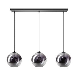 Hanglamp Orb 3-lichts smoke glas Ø25 cm