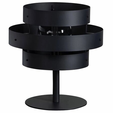 ETH Modern landelijk tafellamp Blagoon 30 cm antraciet