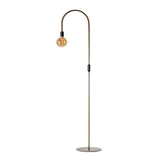 Vloerlamp Pike 1-lichts messing / zwart