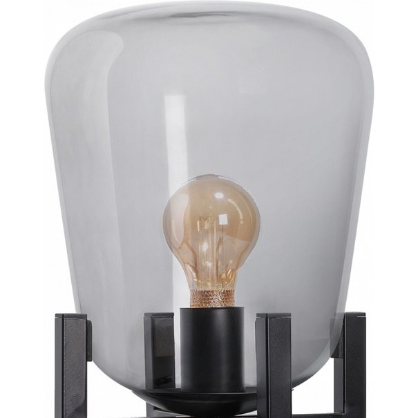 ETH Moderne - Tafellamp - 1-lichts - Zwart/gun metal - Benn