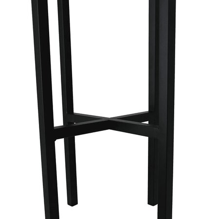 ETH Moderne vloerlamp Benn 1-lichts zwart gun metal