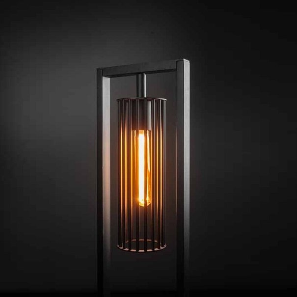 ETH Industriële - Vloerlamp - 1-lichts - Zwart - Birdy