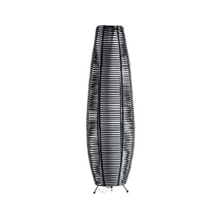 ETH Moderne vloerlamp Cocoon 2-lichts zwart