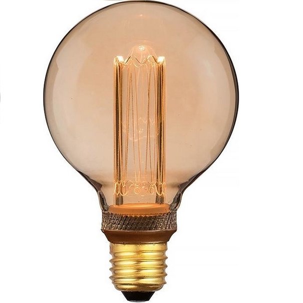 Freelight LED bol Ø9,5 cm amber 5W 3 standen memory
