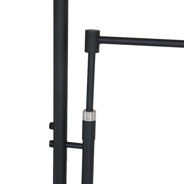 Steinhauer Moderne - Vloerlamp - Zwart - Uplighter en leeslamp - Turound