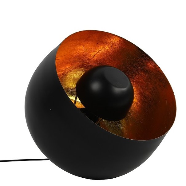 Industriële - Tafellamp - Zwart Goud - 28 cm - Obion