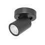 Moderne - Plafondspot - IP44 - Zwart – Metaal – 1-lichts - Oliver