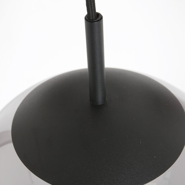 Steinhauer Moderne - Hanglamp - Smoke glas - 3-lichts getrapt - Bollique