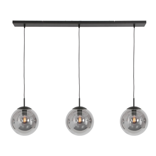 Steinhauer Moderne - Hanglamp - Smoke glas - 3-lichts - Bollique