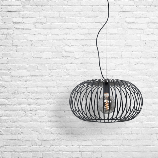 Highlight Moderne - Zwarte - Hanglamp - Metaal – Ø40cm– Bolato