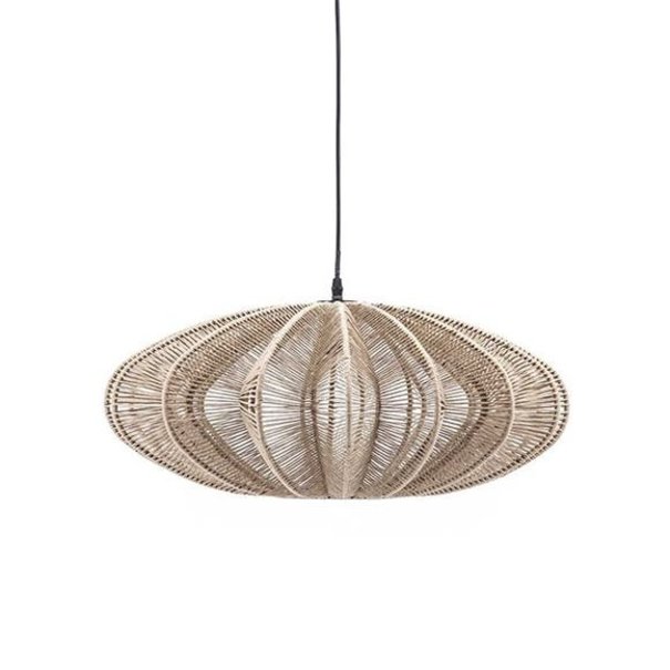 By Boo Landelijke – Hanglamp - Naturel – IJzer – Ø60cm – Nimbus