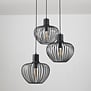 Moderne – Hanglamp - Zwart – Metaal – 3-lichts – Arraffone