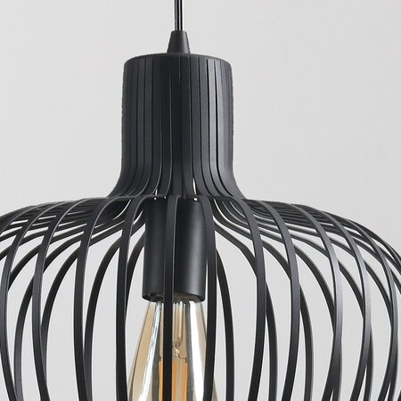 Freelight Moderne hanglamp Arraffone 3-lichts zwart