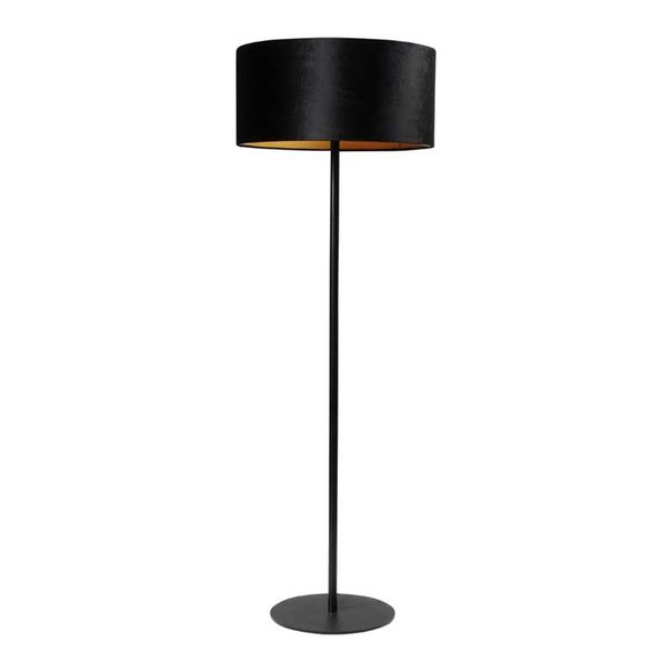 Moderne – Vloerlamp - Zwart – Metaal – 135 cm – Venus