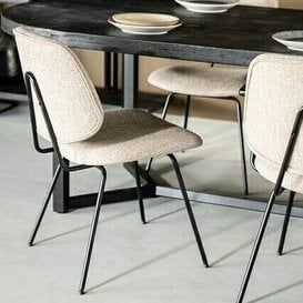 Eetkamerstoel Lynn beige fletcher