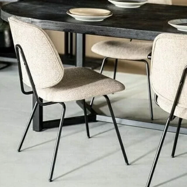 Eetkamerstoel Lynn beige fletcher