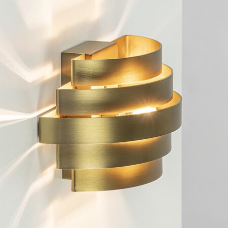 Highlight Moderne Design wandlamp Scudo 20 cm goud