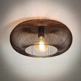Plafondlamp Vince Ø43 cm brons