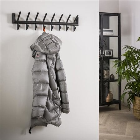 BelaLuz Moderne garderobe Hook 2x8 Donkergrijs mat