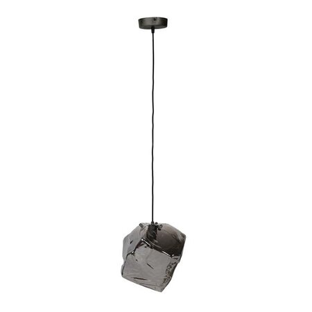 BelaLuz Moderne hanglamp Ice Cube chrome 1-lichts