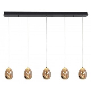 Hanglamp Golden Egg 5-lichts goud