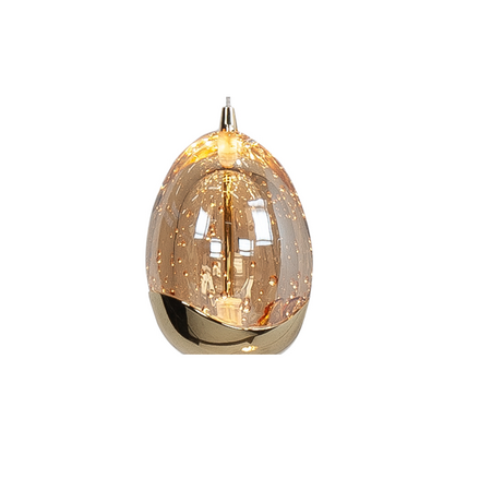 Highlight Moderne hanglamp Golden Egg 5-lichts goud