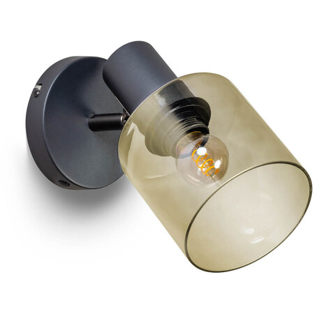 ETH Moderne wandlamp Sledge 1-lichts met groen glas