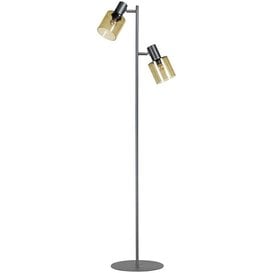 Vloerlamp Sledge Glass 2-lichts Groen
