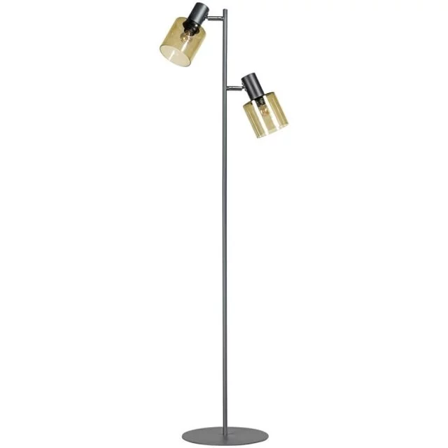 Vloerlamp Sledge Glass 2-lichts Groen