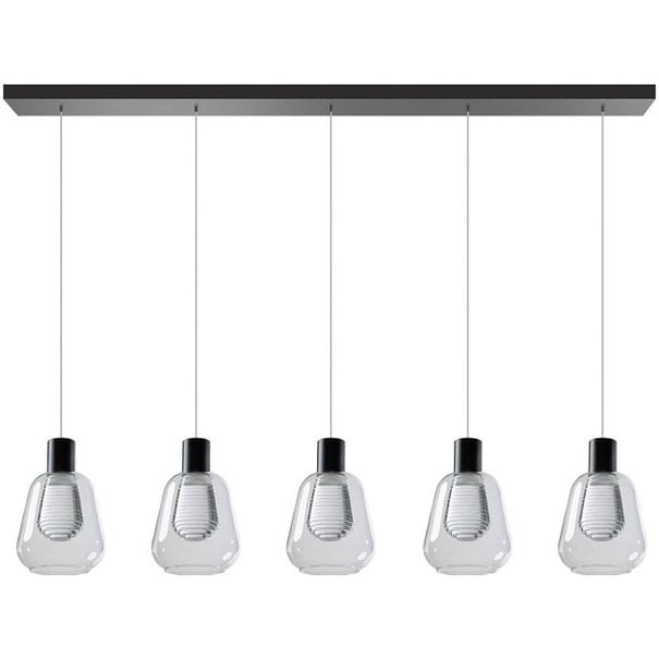 ETH Modern - Hanglamp - 5 lichts - 100 cm - Gary