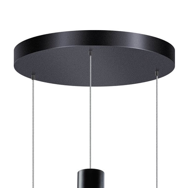 ETH Modern - Hanglamp - 3 lichts - Getrapt - Helder Glas - Gary