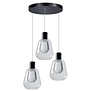 Modern - Hanglamp - 3 lichts - Getrapt - Helder Glas - Gary