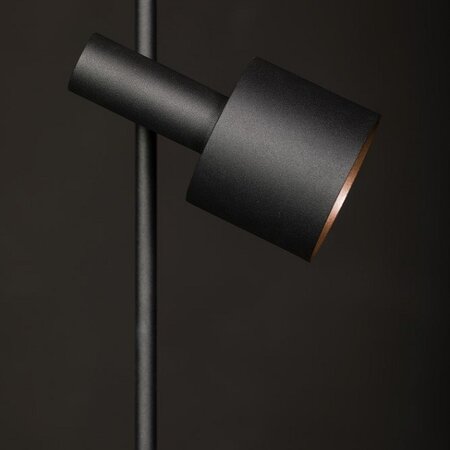 ETH Modern vloerlamp Sledge 3-lichts zwart