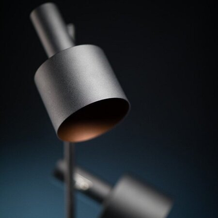 ETH Modern vloerlamp Sledge 3-lichts zwart
