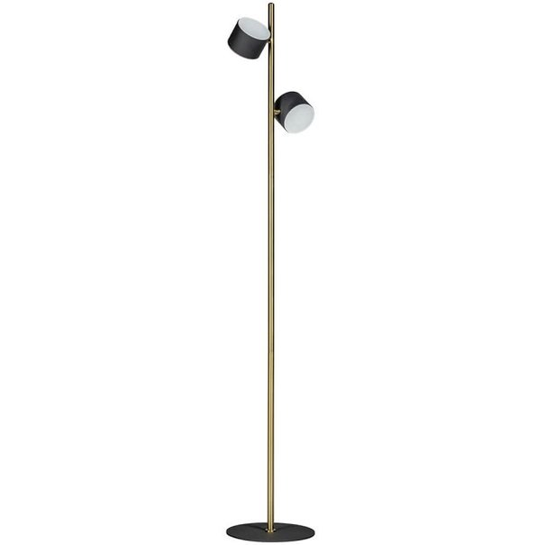 ETH Moderne - Vloerlamp - 2 lichts - goud - Prince