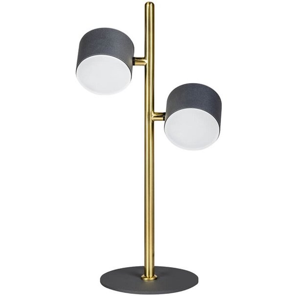 ETH Modern - Tafellamp - 2 lichts - Zwart & Goud - Prince